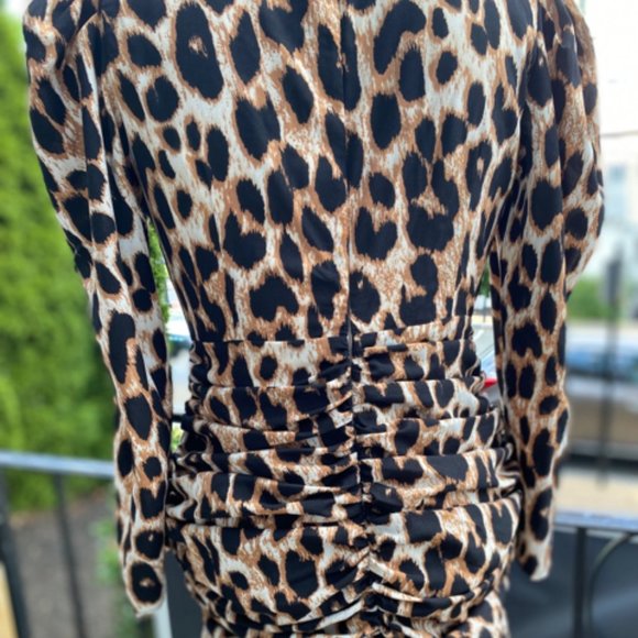 LIBIAN SZ SMALL LEOPARD DRESS - Picture 4 of 4
